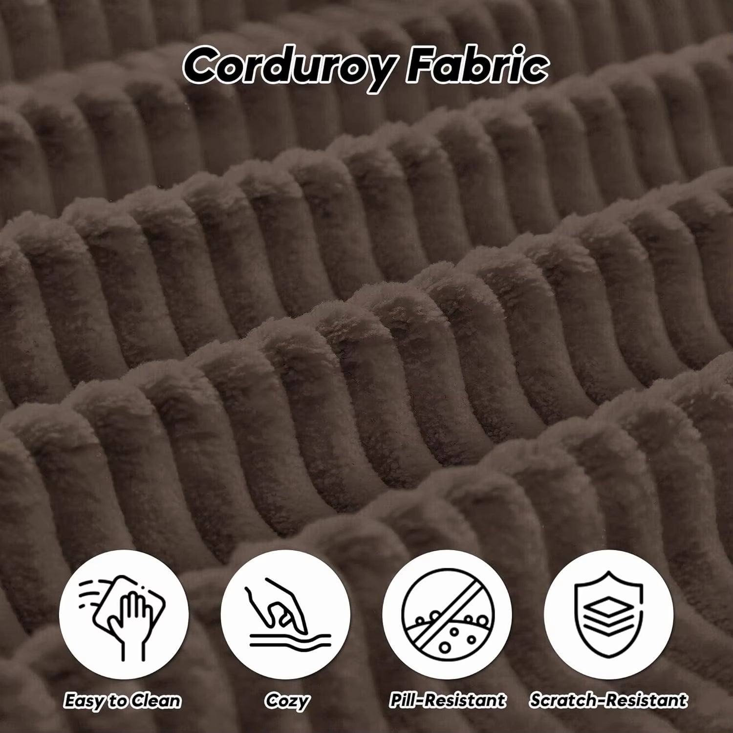 79" Compression Sofa Convertible Sofa Bed Boneless Couch Sofas Convertible Folding Comfy Corduroy Sleeper Floor Sofa Bed